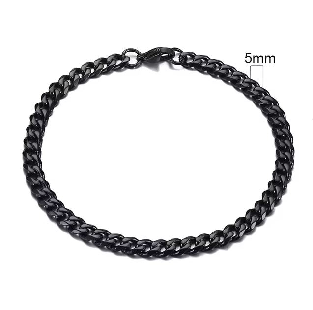 Stainless Steel Cuban Link Bracelet