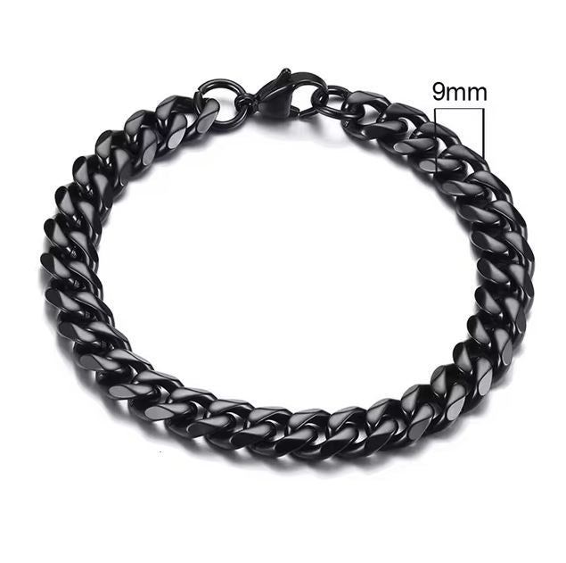 Stainless Steel Cuban Link Bracelet