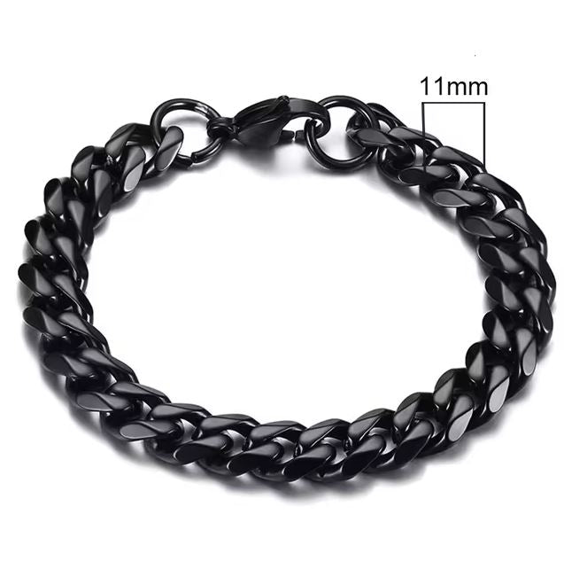 Stainless Steel Cuban Link Bracelet